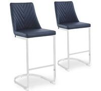 Lot de 2 Chaises de Bar Design "Darling" 108cm Noir Noir G