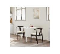 Lot de 2 chaises de bureau GENERIQUE en bois massif H. 80.5 cm