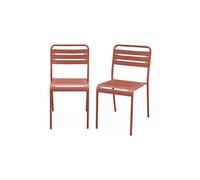 sweeek Lot de 2 chaises de jardin acier 2 places terracotta Amelia L44 x P52 x H79cm Terracotta https://www.fnac.com/mp48851147/Lot-de-2-chaises-de-jardin-acier-2-places-terracotta-Amelia-L44-x-P52-x-H79cm/w-4?oref=ebae4dfd-c951-3cc9-ad95-b9d2e215ce4e