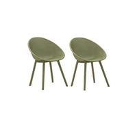 Lot de 2 Chaises de Jardin "Ibiza" 83cm Vert