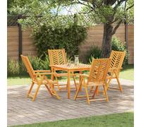 Vidaxl Chaises De Jardin Inclinables 6 Pcs En Bois Acacia Massif