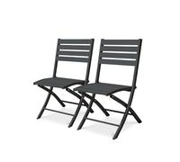 Lot de 2 chaises de jardin marius
