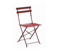 Lot de 2 Chaises de jardin pliante acier époxy - Cuba