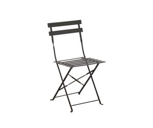 Lot de 2 Chaises de jardin pliante acier époxy - Cuba