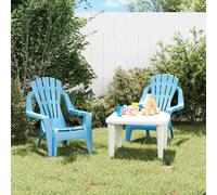 Lot de 2 Chaises de Jardin pour Enfants Siège de Patio Tout-petit PP vidaXL
