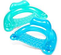 Lot de 2 chaises de piscine gonflables transparentes XL (bleu, vert)