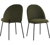 lot de 2 chaises de salle à manger Chaise rembourrée Chaise de cuisine Chaise de salle à manger Set de chaises
