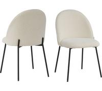 lot de 2 chaises de salle à manger Chaise rembourrée Chaise de cuisine Chaise de salle à manger Set de chaises