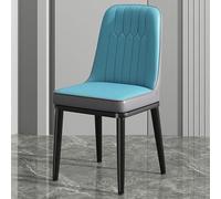 Lot de 2 chaises de salle à manger de style scandinave avec base noire et dorée, pour cuisine, salon, bureau, meubles de maison modernes