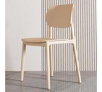 Lot de 2 chaises de salle à manger empilables en plastique légères et portables pour chambre à coucher et salon, sièges d'événement commercial, 45,7 x 43,2 x 78,7 cm