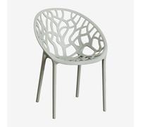 Lot de 2 chaises de salle à manger empilables Ores Vert Kaki