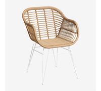 SKLUM Lot de 2 chaises de Salle à Manger en rotin synthétique Zole