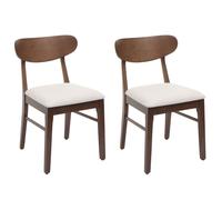 Chaises de salle à manger - NO NAME - HWC-M59 - Tissu/textile - Bois massif - 2 places