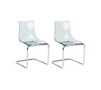 Lot de 2 chaises de salle à manger MARSHALL Noir