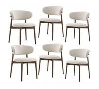 Lot de 2 chaises de salle à manger modernes en bois massif du milieu du siècle pour cuisine et salle à manger, élégantes et durables, parfaites pour la décoration et le confort de la maison