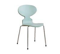 Lot de 2 chaises de salle à manger modernes en forme de fourmi avec cadre en métal pour comptoir de bar, café, loisirs