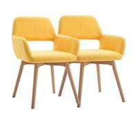 Lot de 2 chaises de salle à manger rembourrées en velours avec dossier creux, pieds en bois massif, élégance moderne pour salle à manger, salon, décoration d'intérieur.