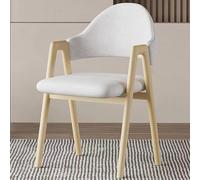 Lot de 2 chaises de salle à manger rembourrées modernes en tissu élégant avec pieds en métal pour cuisine et salle à manger, 50 x 78 cm, parfaites pour décoration d'intérieur