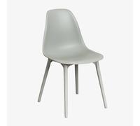 Lot de 2 chaises de salle à manger Scand en polypropylène Vert Kaki