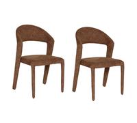 Atmosphera - Lot de 2 Chaise almée h.88cm Ambre