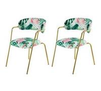 Lot de 2 Chaises Design "Forest II" 79cm Vert