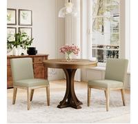 Lot de 2 Chaises - Design Rétro Élégant, Dossier Haut, Structure en Bois Robuste, Confort Classique pour Cuisine - marron