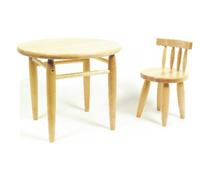 Lot de 2 chaises en bois massif Legler