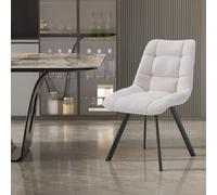 Lot de 2 chaises en tissu ZELIE