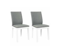Lot de 2 chaises GENERIQUE en bois massif et polyester H. 90 cm