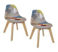 Lot De 2 Chaises Patchwork Enfant - Home Deco Kids