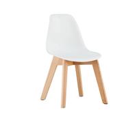 Lot de 2 chaises scandinave pour enfant bois de hêtre blanc - Nils Kid