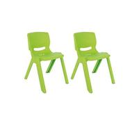 Lot de 2 Chaises vertes pour enfants