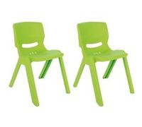 Lot de 2 Chaises vertes pour enfants