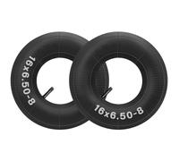 Lot de 2 chambre à air 16x6.50-8 tube intérieur 16x650-8 16x7.50-8 16x750-8 chambre à air avec tige de valve droite TR-13 pour minibike, go-kart, tondeuse, charrette à bras, brouette, chario