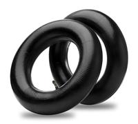 Lot de 2 chambres à air 3,50-8 4,80/4,00-8 avec valve incurvée TR-87, compatibles avec diverses tondeuses à gazon, brouettes, remorques de jardin, karts, chariots de golf et plus encore