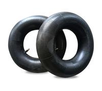 Lot de 2 chambres à air améliorées de 13 x 5,00-6 avec tige de valve droite - Très résistantes 5.00-6/4.00-6 - Pour tondeuse à gazon - Compatible avec brouettes - Mini scooter électrique Old Man