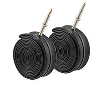 Lot de 2 chambres à air de rechange pour vélo de route, valve Presta 700 x 35-43C, 80 mm
