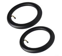 Lot de 2 chambres à air de vélo de 30,5 cm pour vélos électriques - Valve courbée - 30,5 x 3,5 cm - Tubes en caoutchouc butyle pour remplacement des pneus (bouche pliée)