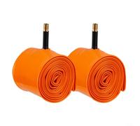 Lot de 2 chambres à air de vélo de montagne 66 x 1,22,9-6,3 cm pour matériau TPU, buse AV 30 mm, ultra léger 88 g, excellente étanchéité et absorption des chocs, pour vélos de 66 cm avec freins à