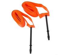 Lot de 2 chambres à air de vélo de route 700 x 18-32C pour valve Presta, chambre à air légère de 28 g, chambre à air étroite compatible avec roues 700C (85 mm)