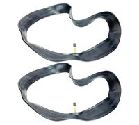 Lot de 2 chambres à air en caoutchouc pour pneu de vélo, 18 x 2,125 mm, anti-crevaison avec valve coudée, convient pour VTT et vélo électrique