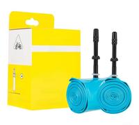 Lot de 2 chambres à air en TPU bleu pour pneus de 27,5 à 73,6 cm pour valve Presta, design compact durable pour conduite en extérieur (73,7 x 4,95-7,8)