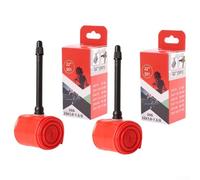 Lot de 2 chambres à air en TPU de 55,9 cm pour vélo, compatibles avec la valve Presta de 45 mm, légères et résistantes aux hautes et basses températures pour une pression stable des pneus ((501 1,0-1