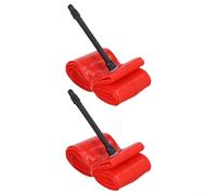 Lot de 2 chambres à air en TPU pour valve Presta 700 x 35C pour vélo de route, joint amélioré pour réduire les fuites d'air (valve de 65 mm)