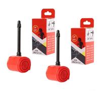 Lot de 2 chambres à air en TPU pour vélos de 50,8 cm avec valve Presta et adaptateur de cadre pour un ajustement sûr ((451 1,0-1,5) 45 mm
