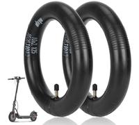 Lot de 2 chambres à air épaisses 10 x 2,125 (55/80-6,6) pour scooter électrique Navee V25i Pro/V40i Pro/V50i Pro - Chambre à air double épaisseur avec valve droite - Roues de rechange pour scooter