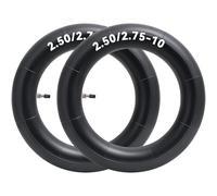 Lot de 2 chambres à air épaisses 40 % 2,50/2,75-10 avec tige de valve droite TR4, compatible avec Honda Crf50/Xr50, Razor MX650/MX500, Suzuki DRZ70/JR50, Yamaha PW50