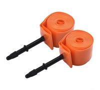 Lot de 2 chambres à air pour pneus de vélo fabriquées à partir de matériaux avancés TPU parfaitement adaptées aux vélos de route (tailles 700C) améliorant la performance sous pression (45 mm)