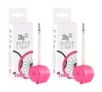 Lot de 2 chambres à air pour vélo de route 700 x 1832C avec valve Presta, joint renforcé pour une durabilité et une sécurité améliorées (PV85 mm)