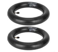 Lot de 2 chambres à air robustes de 25,4 x 5,125 mm avec valve droite, caoutchouc épais pour scooters électriques n°9 F30 F20 F25, pièces de rechange résistantes aux perforations